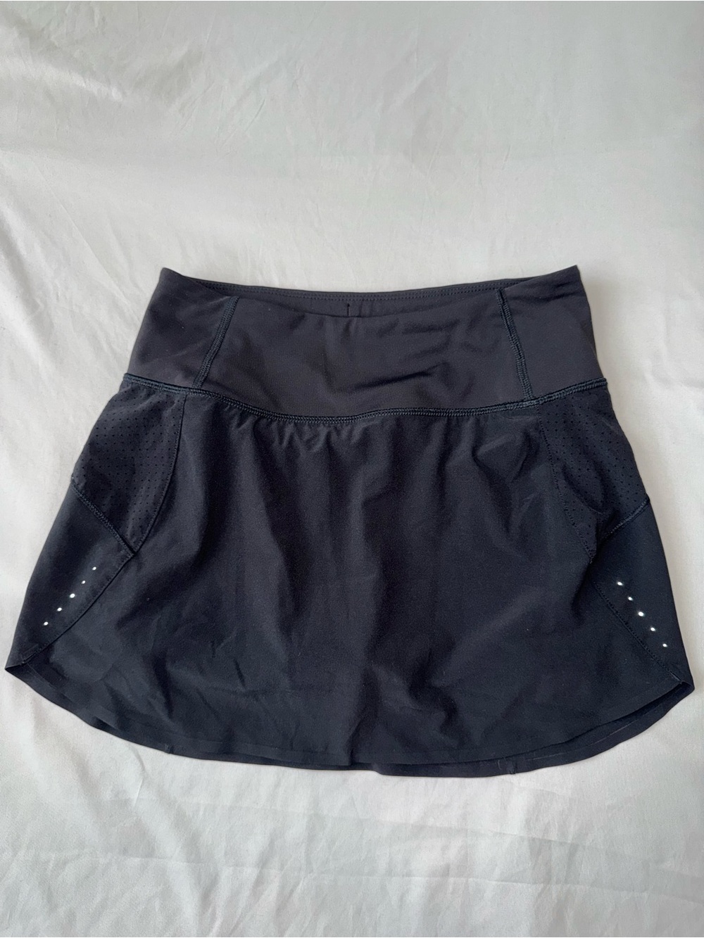 Athleta Run With It 14 Black Athletic Skort Running Tennis Golf XXS
